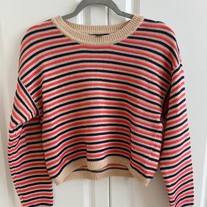American Eagle Cropped Knit Sweater